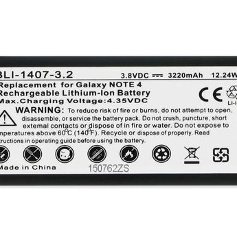 Empire BLI-1407-3.2 3220mAh 3.85V Lithium Ion (Li-ion) Samsung Galaxy Note 4 NFC Battery