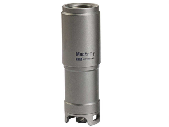 MecArmy X1S Rechargeable LED Flashlight - CREE XP-G2 LED - 130 Lumens - Includes 1 x 10180 - Sandblasted