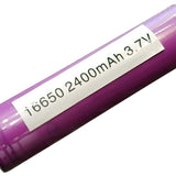 Sanyo UR 16650 ZTA BT 2400mAh 3.7V Protected Lithium Ion (Li-ion) Button Top Battery - Boxed