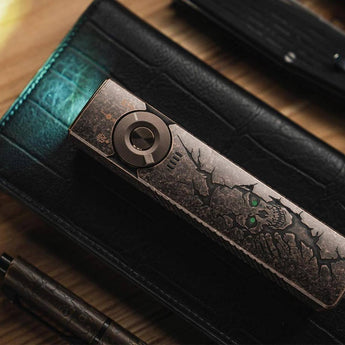 Olight Arkfeld Pro Rechargeable LED Flashlight - 1300 Lumens - Cool White or Neutral White LED - 365nm UV - 520nm Green Laser - Uses Built-in 1500mAh Li-Poly Battery Pack - Black and Additional Colors