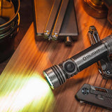 Olight Seeker 4 Pro Rechargeable LED Flashlight - 4600 Lumens - Cool White or Neutral White - Includes 1 x 21700 - Multiple Color Options