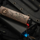 Olight Arkfeld Pro Rechargeable LED Flashlight - 1300 Lumens - Cool White or Neutral White LED - 365nm UV - 520nm Green Laser - Uses Built-in 1500mAh Li-Poly Battery Pack - Black and Additional Colors