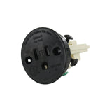 Sillites SCR Tamper-Resistant Self-Contained Receptacle Outlet - 15 Amp 120 Volt - Black (SCRMB)