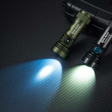 Olight Seeker 4 Mini Rechargeable LED Flashlight - Black, OD Green, Blue, Red, or Limited Edition Titanium