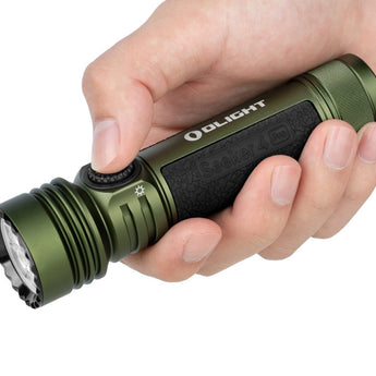 Olight Seeker 4 Pro Rechargeable LED Flashlight - 4600 Lumens - Cool White or Neutral White - Includes 1 x 21700 - Multiple Color Options