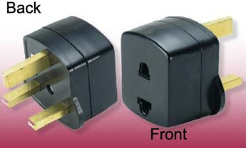UK Plug Adapter Type G SS405 (no ground) Adapts US and EU plugs to UK