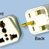 UK Plug Adapter Grounded Type G SS414 - Black or White