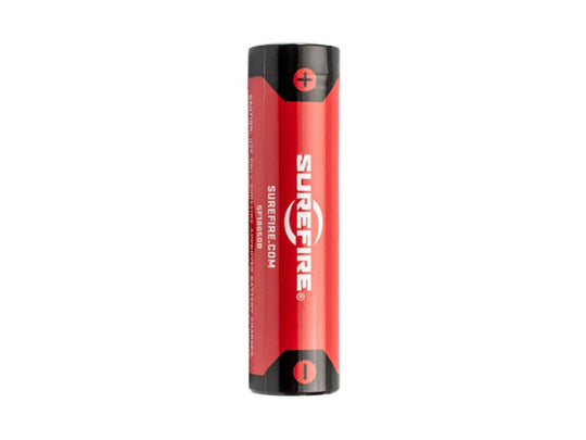 SureFire SF18650B 18650 3500mAh 3.6V Protected Lithium Ion (Li-ion) Button Top Battery with Micro USB Charging Port