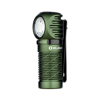 Olight Perun 2 Mini Rechargeable LED Headlamp - 1100 Lumens - Charger Included - Black, Orange, Lime Green,  Blue, and Midnight Blue
