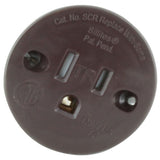 Sillites SCR Tamper-Resistant Self-Contained Receptacle Outlet - 15 Amp 120 Volt - Brown (SCRBR)