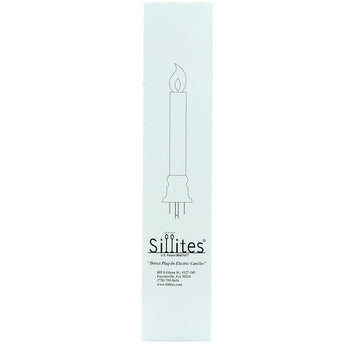 Sillites Electric Window Candle - 7.5in or 9in - Antique Bronze, Brushed Nickel, Matte Black or Polished Brass