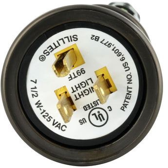 Sillites Electric Window Candle - 7.5in or 9in - Antique Bronze, Brushed Nickel, Matte Black or Polished Brass