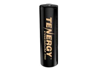 Tenergy Premium PRO Rechargeable Battery Front Vertical View