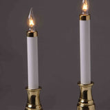 Sillites Electric Window Candle - 7.5in or 9in - Antique Bronze, Brushed Nickel, Matte Black or Polished Brass