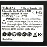 Empire BLI-1433-2.4 2400mAh 3.8V Lithium Ion (Li-ion) Smartphone Replacement Battery - Fits LG Volt 2, Samsung Galaxy Grand Prime, and Galaxy J3
