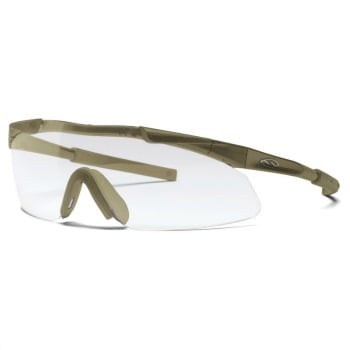 Smith Optics - Aegis Eyeshields - Desert Tan Frames with Clear Lenses Installed Gray Spare Lenses