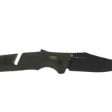 SOG Trident AT-XR Mk3 Folding Knife - 3.7 Inch Blade, Clip Point, Straight Edge - Peg Box - Black and Red, Blackout, or OD Green