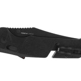 SOG Trident AT-XR Mk3 Folding Knife - 3.7 Inch Blade, Clip Point, Straight Edge - Peg Box - Black and Red, Blackout, or OD Green