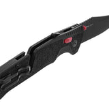 SOG Trident AT-XR Mk3 Folding Knife - 3.7 Inch Blade, Clip Point, Straight Edge - Peg Box - Black and Red, Blackout, or OD Green