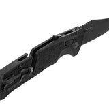 SOG Trident AT-XR Mk3 Folding Knife - 3.7 Inch Blade, Clip Point, Straight Edge - Peg Box - Black and Red, Blackout, or OD Green