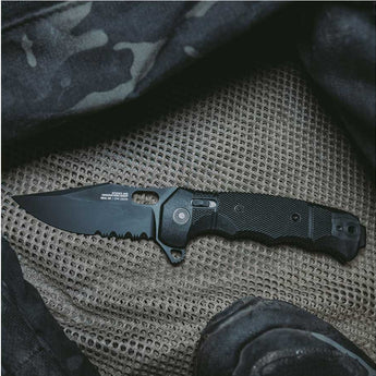 SOG SEAL XR - Partially Serrated - USA Made - Presentation Box