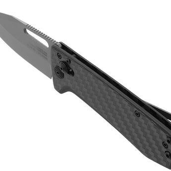 SOG Ultra XR Folding Knife - 2.8 Inch Blade, Clip Point, Straight Edge - Presentation Box - Carbon and Gold or Carbon and Graphite