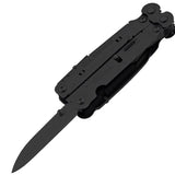 SOG PowerAssist Multi-Tool - Includes 12 Tools - Black Oxide - Nylon Sheath - Clam Pack (B66N-CP)