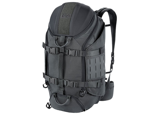 SOG Prophet 33L CP1005 Convertible Backpack Duffle Bag with Laptop and Hydration Sleeves (Bladder Sold Separate), MOLLE Side Patch - Black
