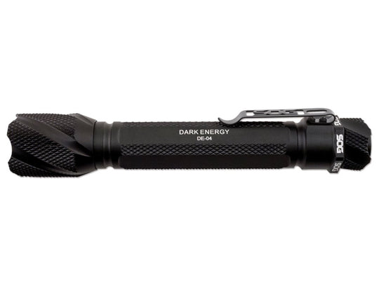SOG Dark Energy DE-04 Tactical Flashlight - 220 Lumens - Uses 2 x AAs