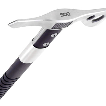 SOG FastHawk Axe - 2-inch Straight Edge - Black Handle - Nylon Sheath - Clam Pack - Black or Polished Finish