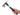 SOG FastHawk Axe - 2-inch Straight Edge - Black Handle - Nylon Sheath - Clam Pack - Black or Polished Finish
