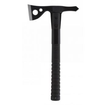 SOG FastHawk Axe - 2-inch Straight Edge - Black Handle - Nylon Sheath - Clam Pack - Black or Polished Finish