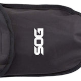 SOG Entrenching Tool / Shovel - Black Powder Coated Finish - Black Folding Handle - Nylon Sheath - Boxed (F08-N)