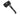 SOG Hand Axe - 2.4-inch Straight Edge - Black Oxide Finish - Black Handle - Nylon Sheath - Clam Pack (F09N-CP)