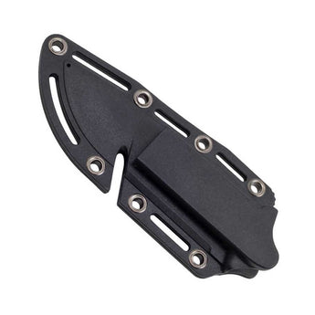 SOG Fixed Blade Field Knife - 4 Inch Straight Edge - Clip Point - Blister - Satin - Black