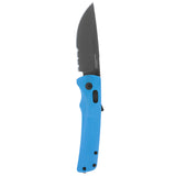 SOG Flash AT-XR Mk3 Partially Serrated Folding Knife - 3.45 Inch Blade, Straight Back - Civic Cyan, Black Out, or Urban Grey - Peg Box