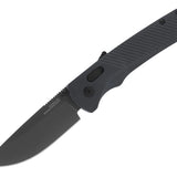 SOG Flash AT-XR Mk3 Folding Knife - 3.45 Inch Blade, Straight Back, Straight Edge - Civic Cyan, Black Out, or Urban Grey - Peg Box