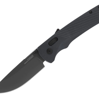 SOG Flash AT-XR Mk3 Folding Knife - 3.45 Inch Blade, Straight Back, Straight Edge - Civic Cyan, Black Out, or Urban Grey - Peg Box