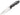 SOG Growl Fixed Blade Knife - 3.6-inch Straight Edge, Tanto - Satin Finish - Black Handle - Hard Nylon Sheath - Clam Pack (JB02K-CP)