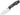 SOG Growl Fixed Blade Knife - 3.6-inch Straight Edge, Tanto - Satin Finish - Black Handle - Hard Nylon Sheath - Clam Pack (JB02K-CP)