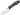 SOG Growl Fixed Blade Knife - 3.6-inch Straight Edge, Tanto - Satin Finish - Black Handle - Hard Nylon Sheath - Clam Pack (JB02K-CP)