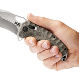 SOG Kiku XR Folding Knife - 3 Inch Blade, Tanto, Straight Edge - Satin or Black Finish
