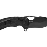 SOG Kiku XR Folding Knife - 3 Inch Blade, Tanto, Straight Edge - Satin or Black Finish