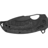 SOG Kiku XR LTE Folding Knife - 3.02 Inch Blade, Tanto, Straight Edge - Orange G10 or Blackout
