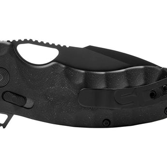 SOG Kiku XR Folding Knife - 3 Inch Blade, Tanto, Straight Edge - Satin or Black Finish
