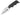 SOG Instinct Fixed Blade Knife - 2.3-inch Straight Edge, Clip Point - Satin Polished - Black G10 Handle - Hard Nylon Sheath - Clam Pack (NB1012-CP)