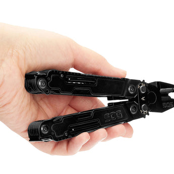 SOG PowerAccess Deluxe Multi-Tool - Stainless Steel - Stone Wash or Black Finish - Hex Bit Kit- 21 Total Tools - Peg Box