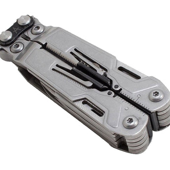 SOG PowerPint Multi-Tool - Stainless Steel - Black or Stonewash Finish - 18 Total Tools - Blister Pack (PP1001-CP)