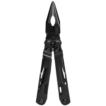 SOG PowerPint Multi-Tool - Stainless Steel - Black or Stonewash Finish - 18 Total Tools - Blister Pack (PP1001-CP)