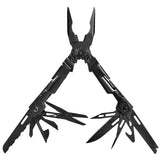 SOG PowerPint Multi-Tool - Stainless Steel - Black or Stonewash Finish - 18 Total Tools - Blister Pack (PP1001-CP)